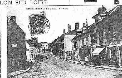 Ville de CHATILLONSURLOIRE Carte postale ancienne