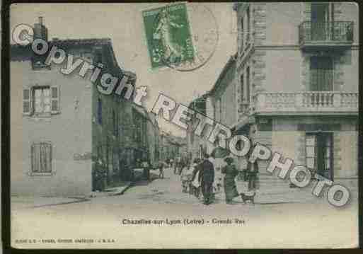 Ville de CHAZELLESSURLYON Carte postale ancienne