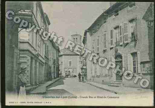 Ville de CHAZELLESSURLYON Carte postale ancienne