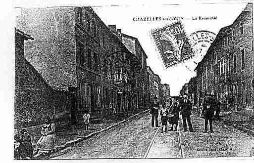 Ville de CHAZELLESSURLYON Carte postale ancienne