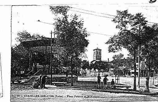 Ville de CHAZELLESSURLYON Carte postale ancienne