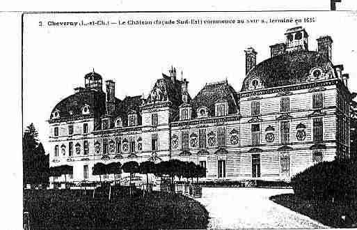 Ville de CHEVERNY Carte postale ancienne