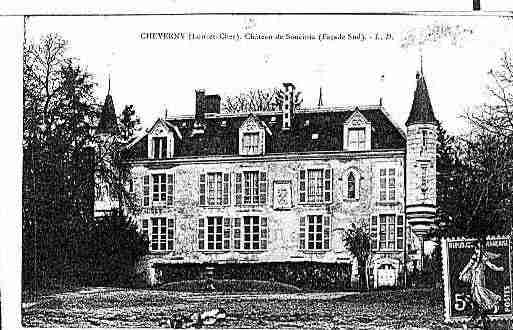 Ville de CHEVERNY Carte postale ancienne