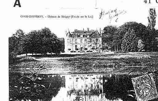 Ville de CHEVERNY Carte postale ancienne