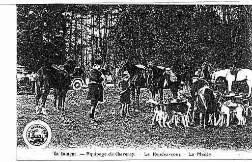 Ville de CHEVERNY Carte postale ancienne