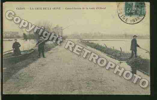 Ville de CLEON Carte postale ancienne