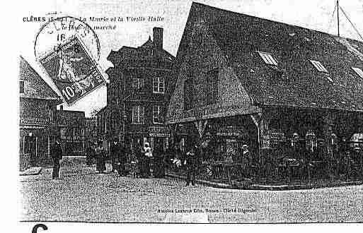 Ville de CLERES Carte postale ancienne