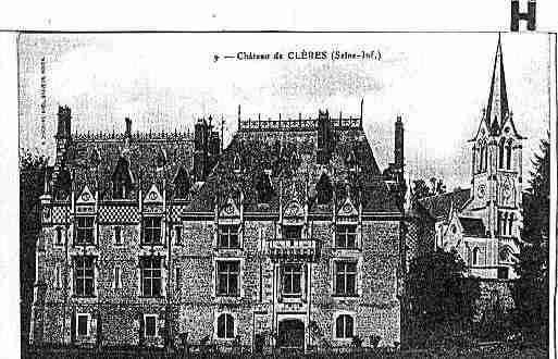 Ville de CLERES Carte postale ancienne