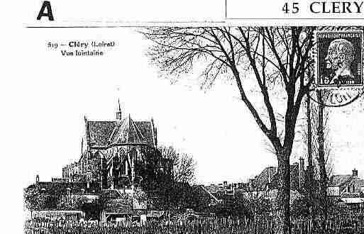 Ville de CLERYSAINTANDRE Carte postale ancienne