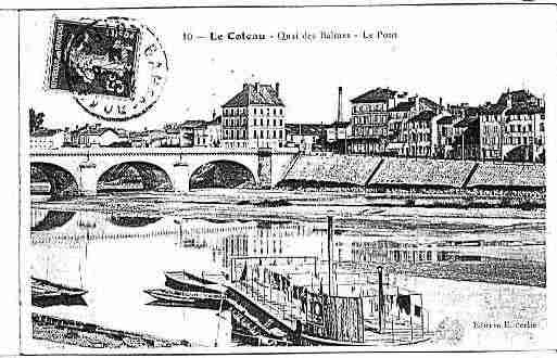 Ville de COTEAU(LE) Carte postale ancienne