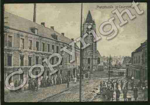 Ville de COURRIERES Carte postale ancienne