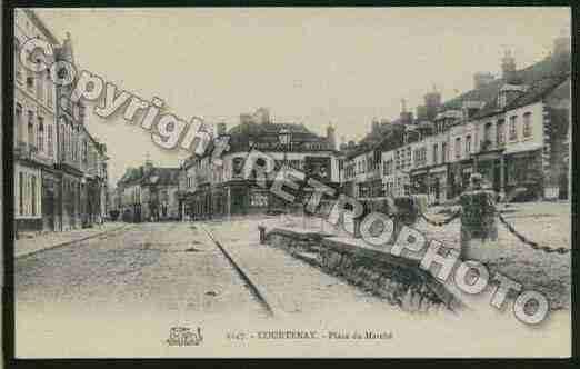 Ville de COURTENAY Carte postale ancienne