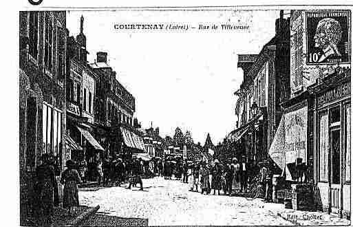 Ville de COURTENAY Carte postale ancienne