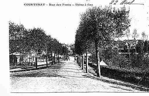 Ville de COURTENAY Carte postale ancienne