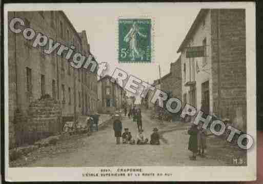 Ville de CRAPONNESURARZON Carte postale ancienne