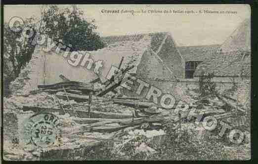 Ville de CRAVANT Carte postale ancienne