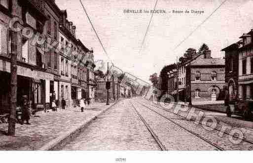 Ville de DEVILLELESROUEN Carte postale ancienne