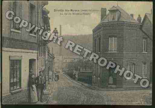 Ville de DEVILLELESROUEN Carte postale ancienne