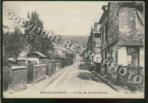 Ville de DEVILLELESROUEN Carte postale ancienne