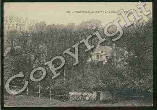 Ville de DONVILLELESBAINS Carte postale ancienne