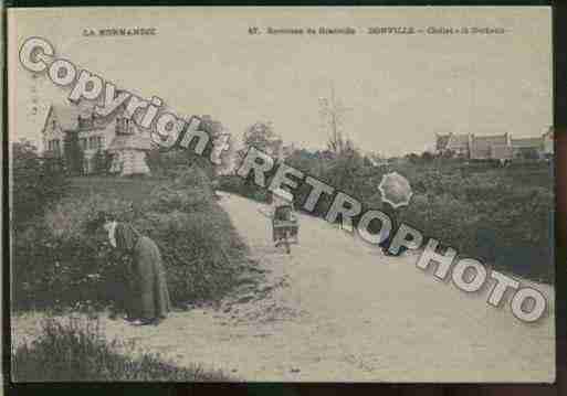 Ville de DONVILLELESBAINS Carte postale ancienne