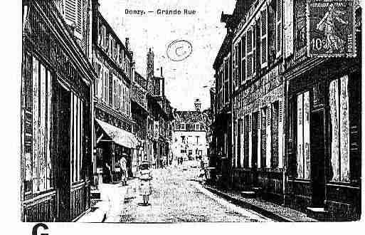 Ville de DONZY Carte postale ancienne