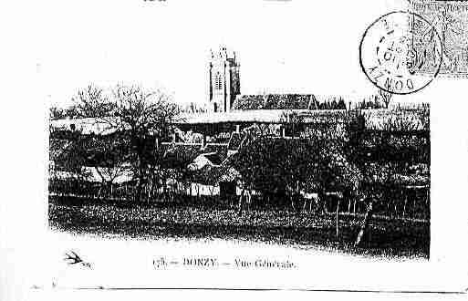 Ville de DONZY Carte postale ancienne