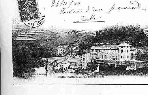 Ville de DUNIERES Carte postale ancienne