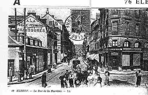 Ville de ELBEUF Carte postale ancienne