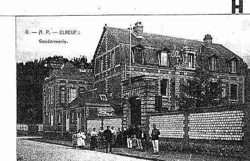 Ville de ELBEUF Carte postale ancienne