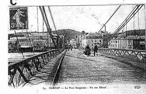 Ville de ELBEUF Carte postale ancienne