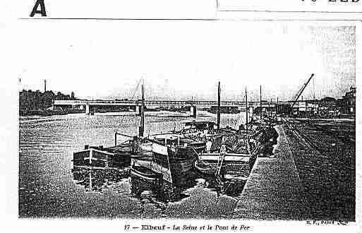 Ville de ELBEUF Carte postale ancienne