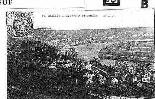 Ville de ELBEUF Carte postale ancienne
