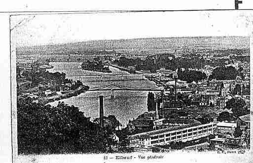 Ville de ELBEUF Carte postale ancienne