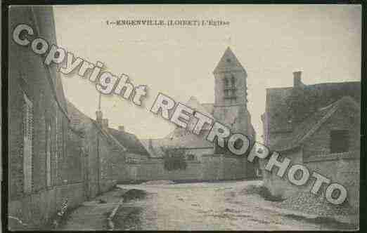 Ville de ENGENVILLE Carte postale ancienne