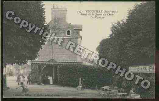 Ville de EPOUVILLE Carte postale ancienne