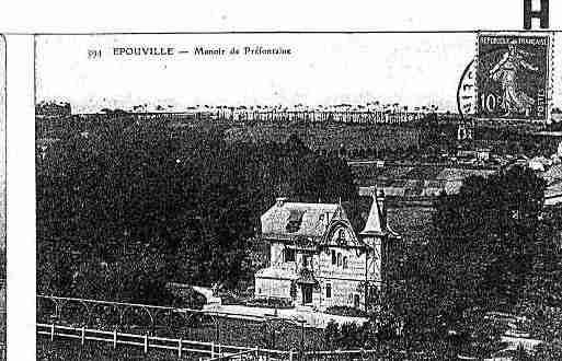 Ville de EPOUVILLE Carte postale ancienne