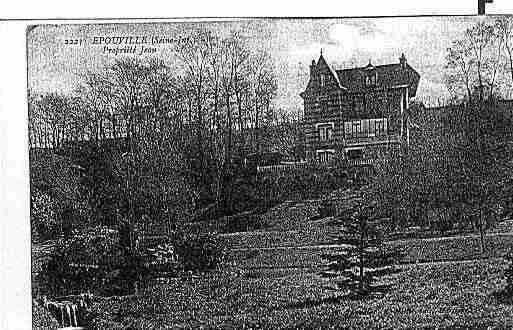 Ville de EPOUVILLE Carte postale ancienne