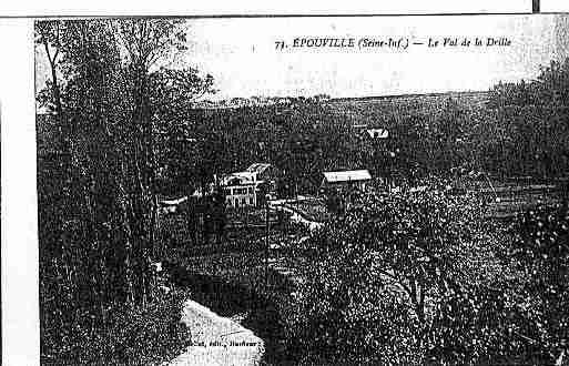 Ville de EPOUVILLE Carte postale ancienne