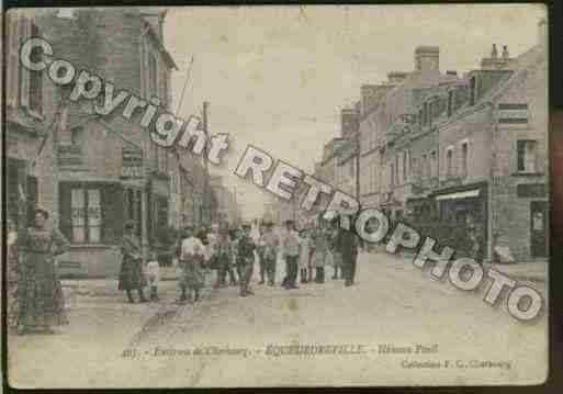 Ville de EQUEURDREVILLEHAINNEVILLE Carte postale ancienne