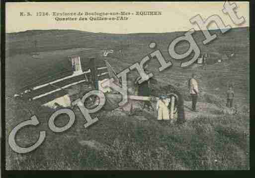 Ville de EQUIHENPLAGE Carte postale ancienne