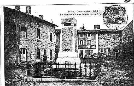 Ville de ESTIVAREILLES Carte postale ancienne