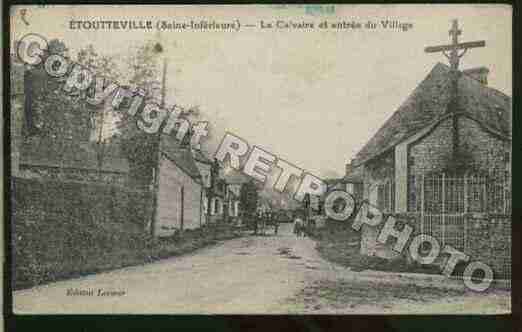 Ville de ETOUTTEVILLE Carte postale ancienne