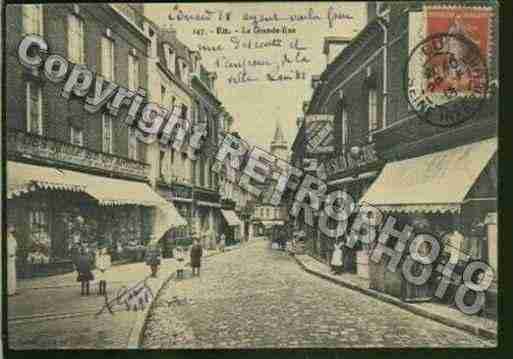 Ville de EU Carte postale ancienne