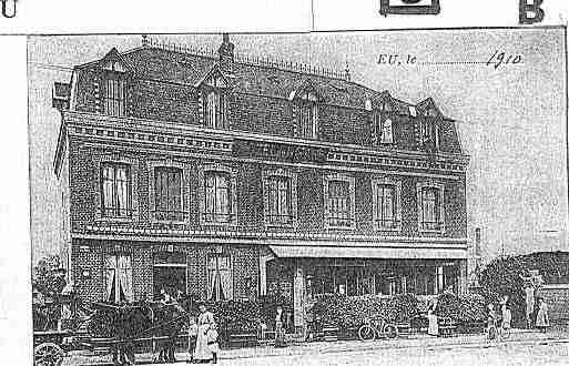 Ville de EU Carte postale ancienne