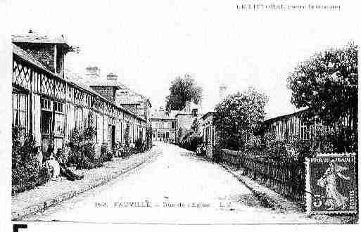 Ville de FAUVILLEENCAUX Carte postale ancienne