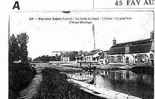 Ville de FAYAUXLOGES Carte postale ancienne