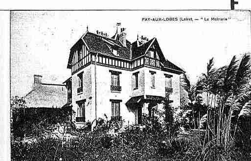 Ville de FAYAUXLOGES Carte postale ancienne