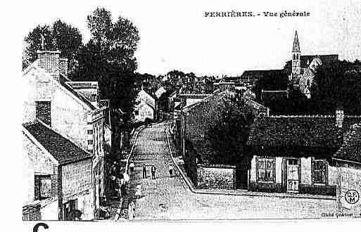 Ville de FERRIERES Carte postale ancienne