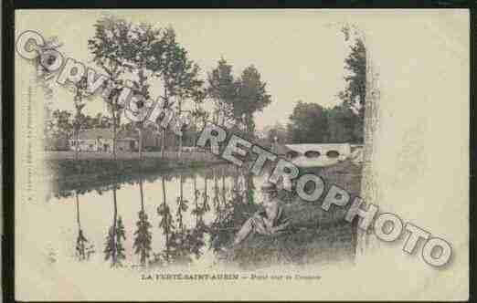 Ville de FERTESAINTAUBIN(LA) Carte postale ancienne